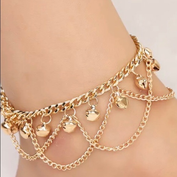 Jewelry - Woman’s Beaded Chain Ankle Bracelets For Carchez